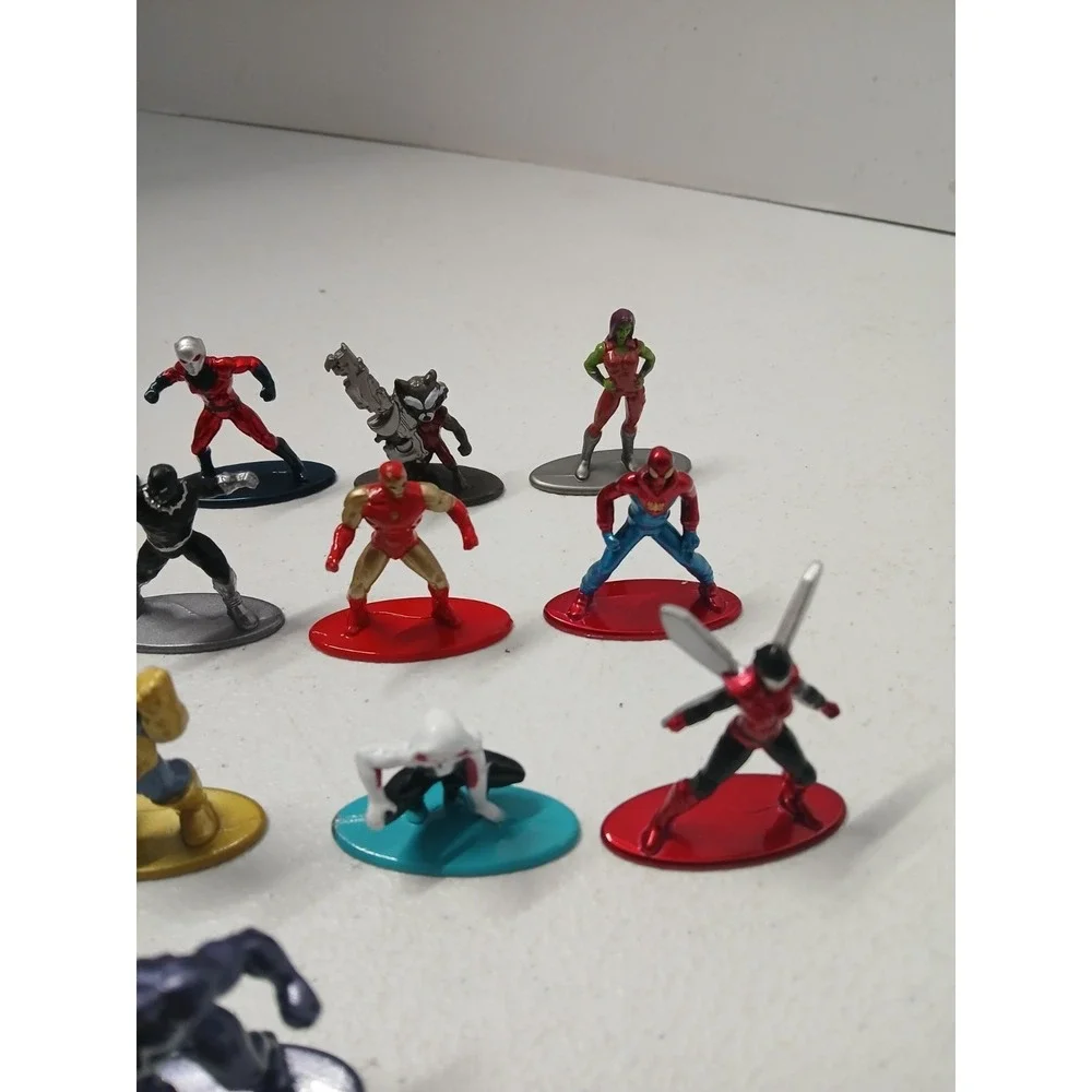 Marvel‎ Nano Metalfigs Jada Toys 17ct Die-Cast Lot - Venom Thanos Spider-Man